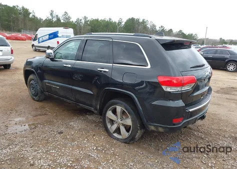 2015 Jeep Grand Cherokee Overland z USA, uszkodzony, nr VIN 1C4RJECG7FC734863